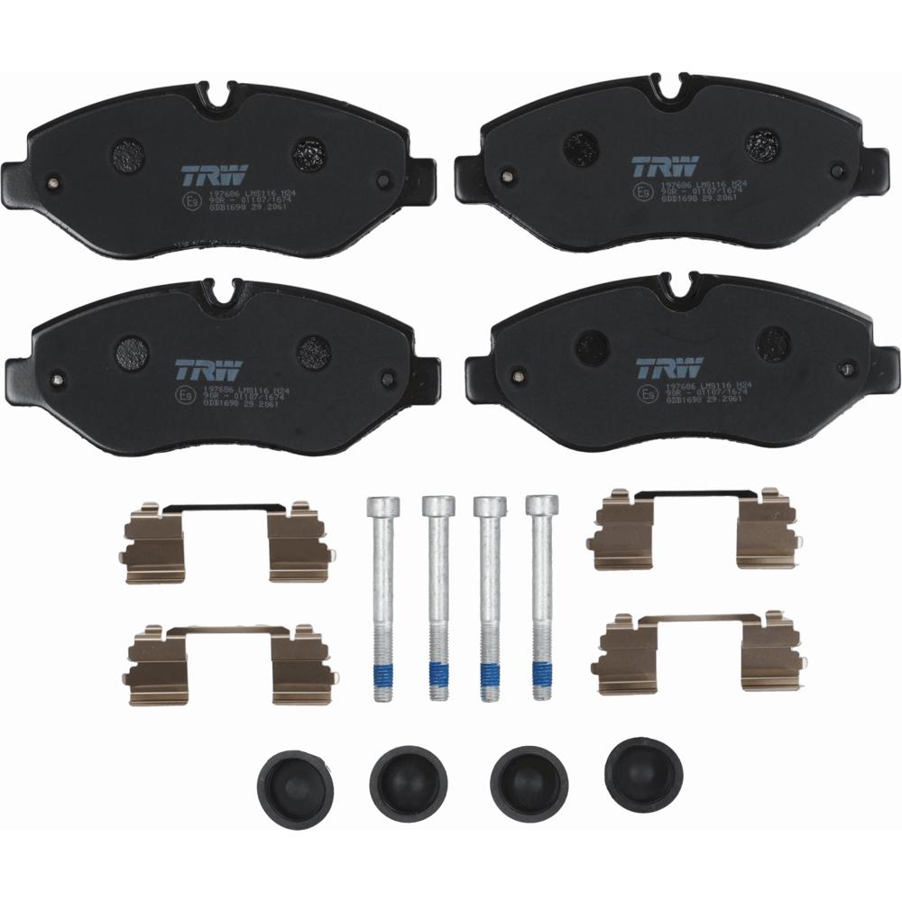 Set placute frana fata TRW GDB1698