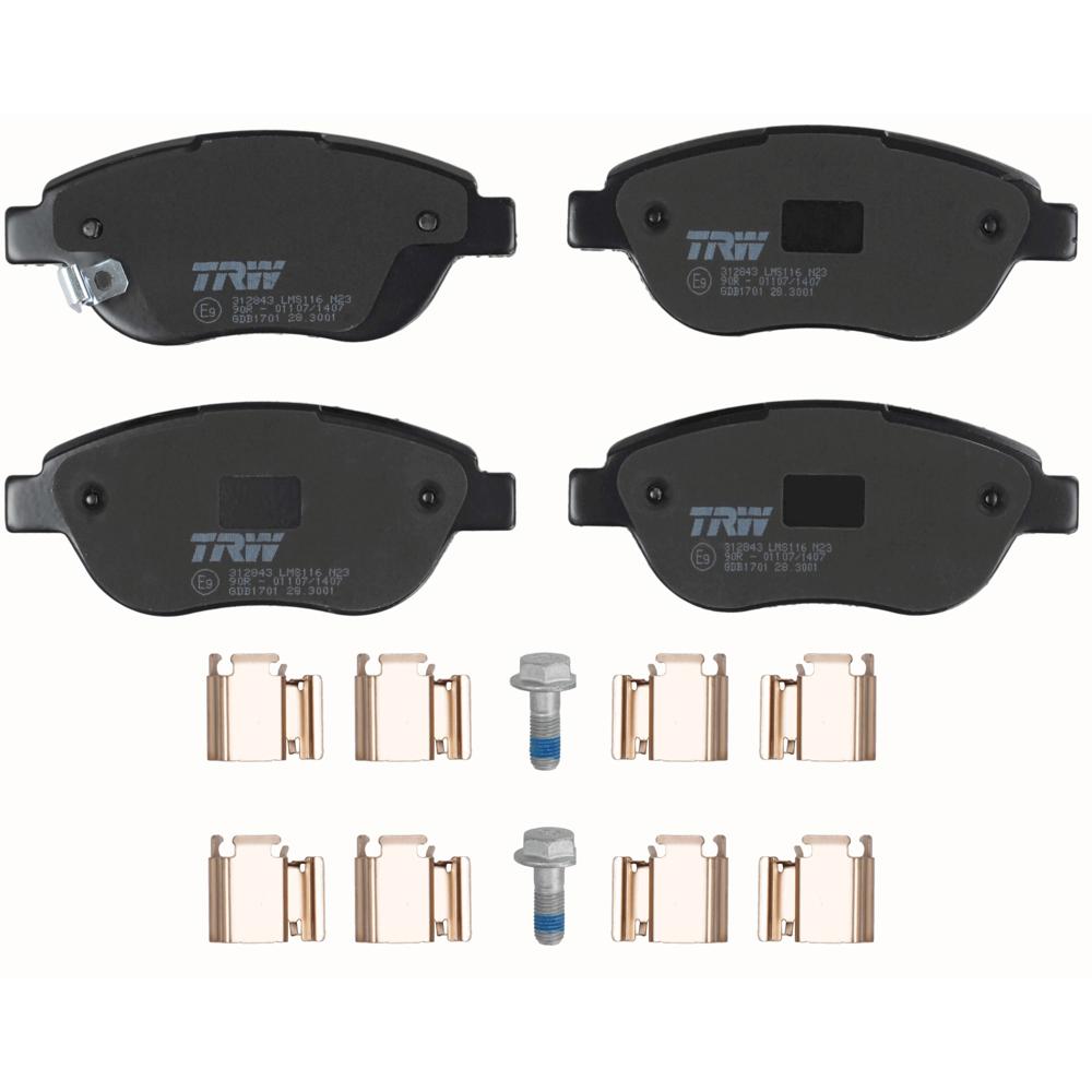 Set placute frana fata TRW GDB1701