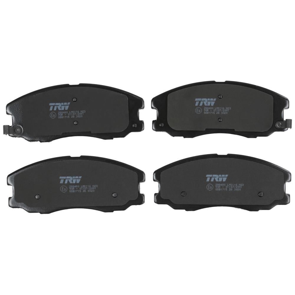 Set placute frana fata TRW GDB1715