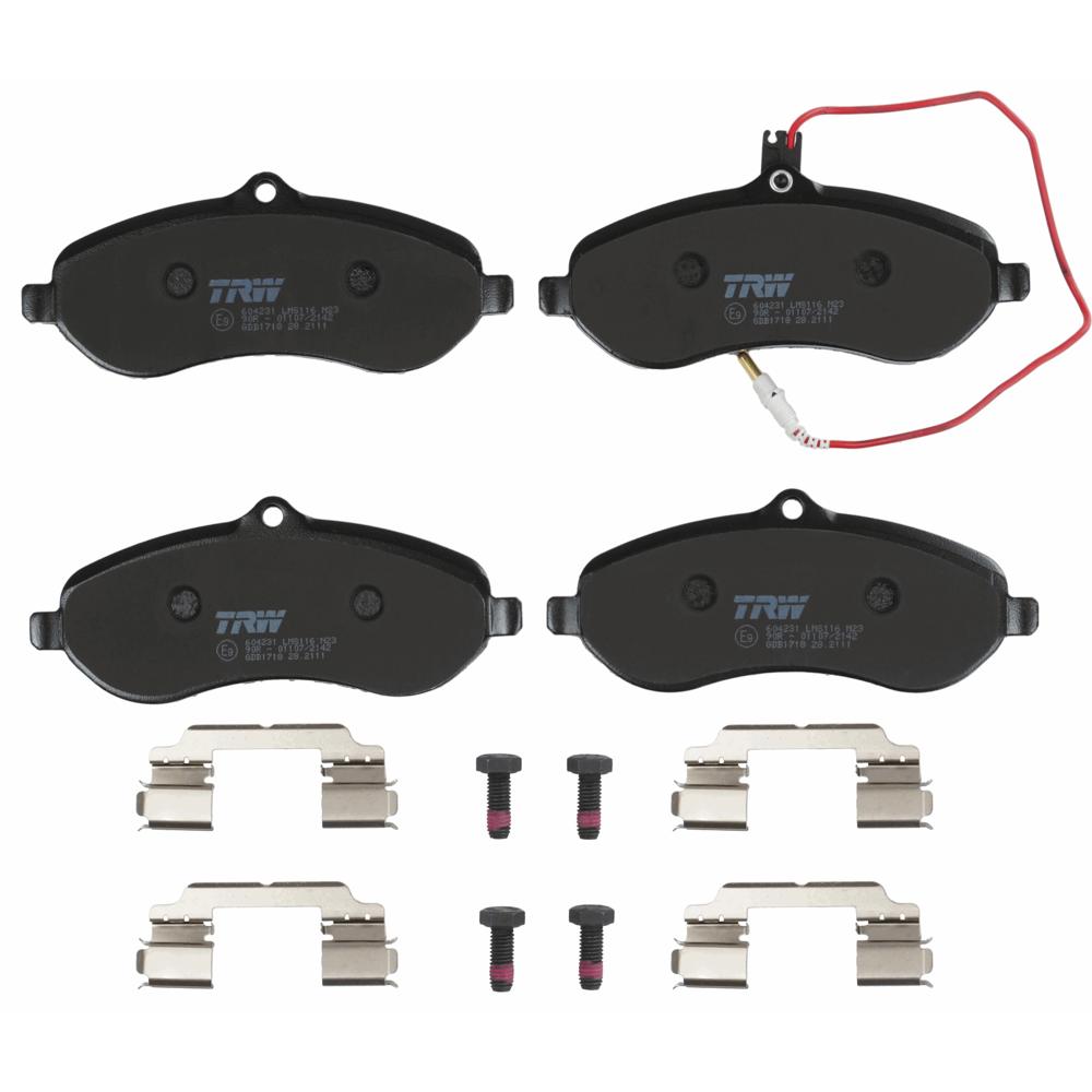Set placute frana fata TRW GDB1718