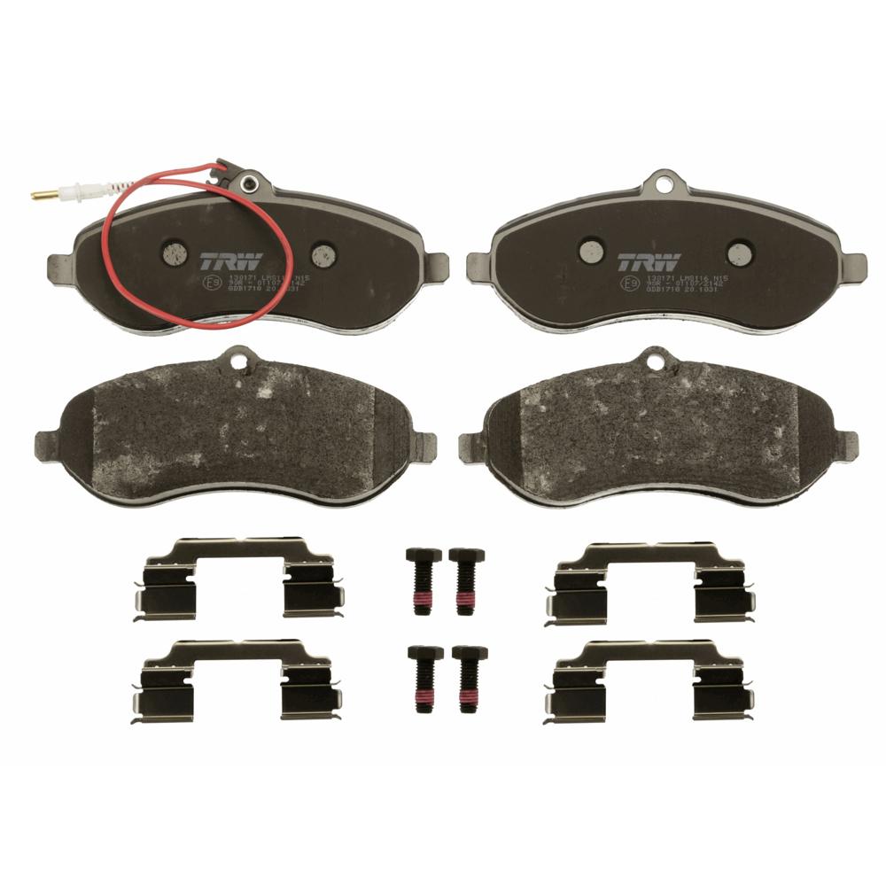 Set placute frana fata TRW GDB1718