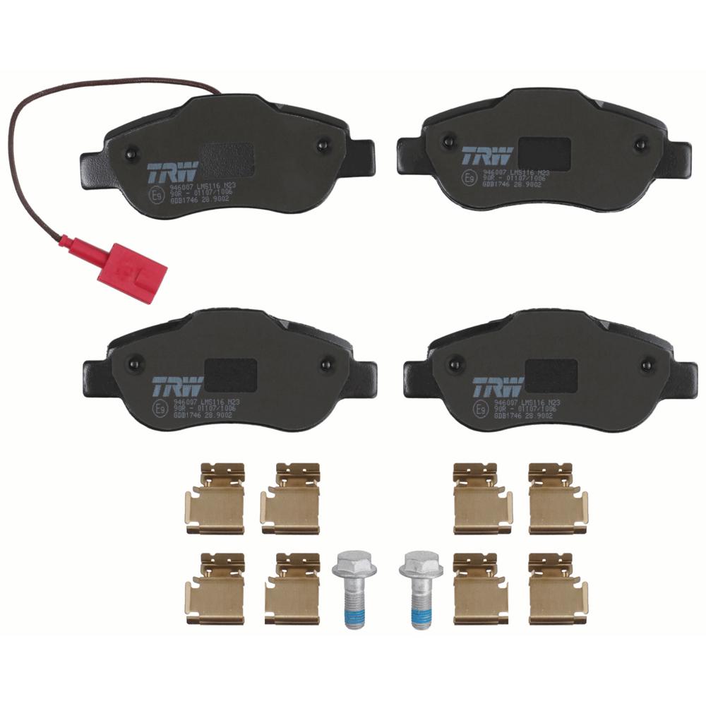 Set placute frana fata TRW GDB1746