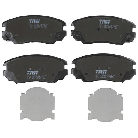 Set placute frana fata TRW GDB1782
