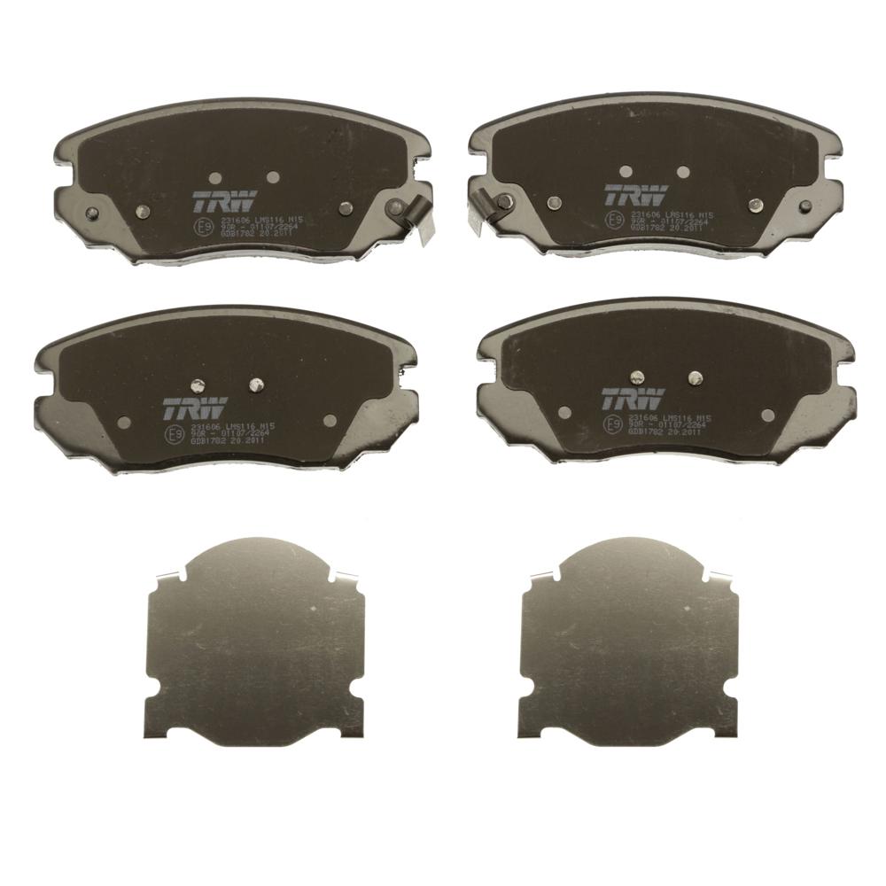 Set placute frana fata TRW GDB1782