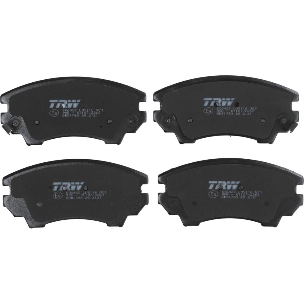Set placute frana fata TRW GDB1783