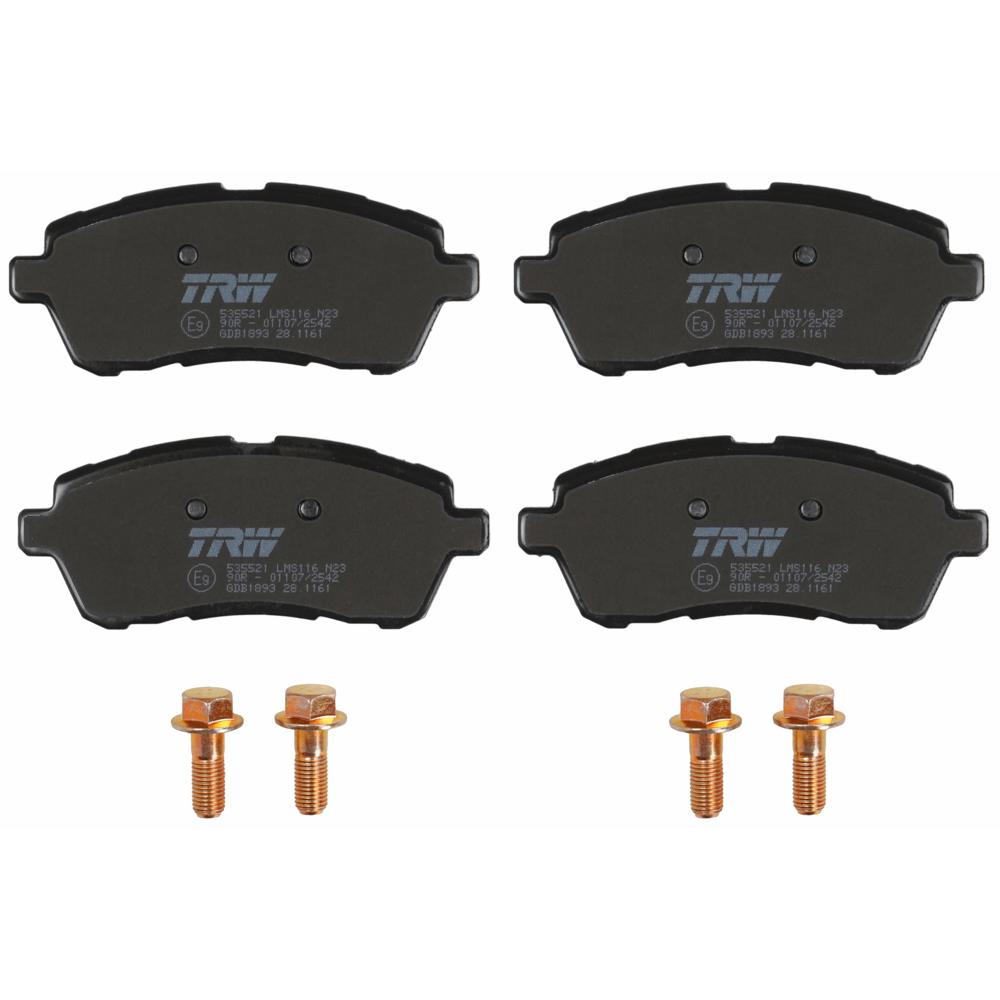 Set placute frana fata TRW GDB1893