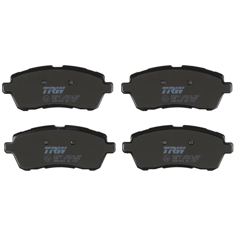 Set placute frana fata TRW GDB1893
