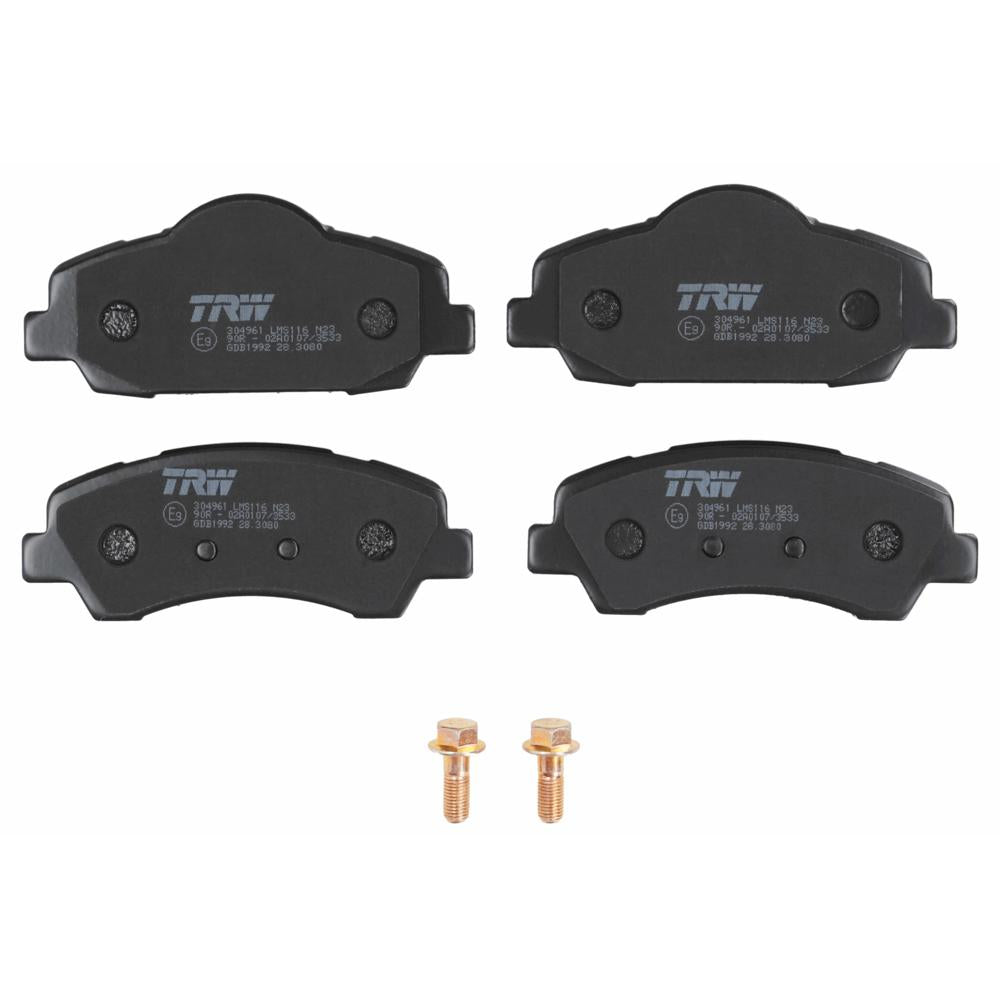 Set placute frana fata TRW GDB1992