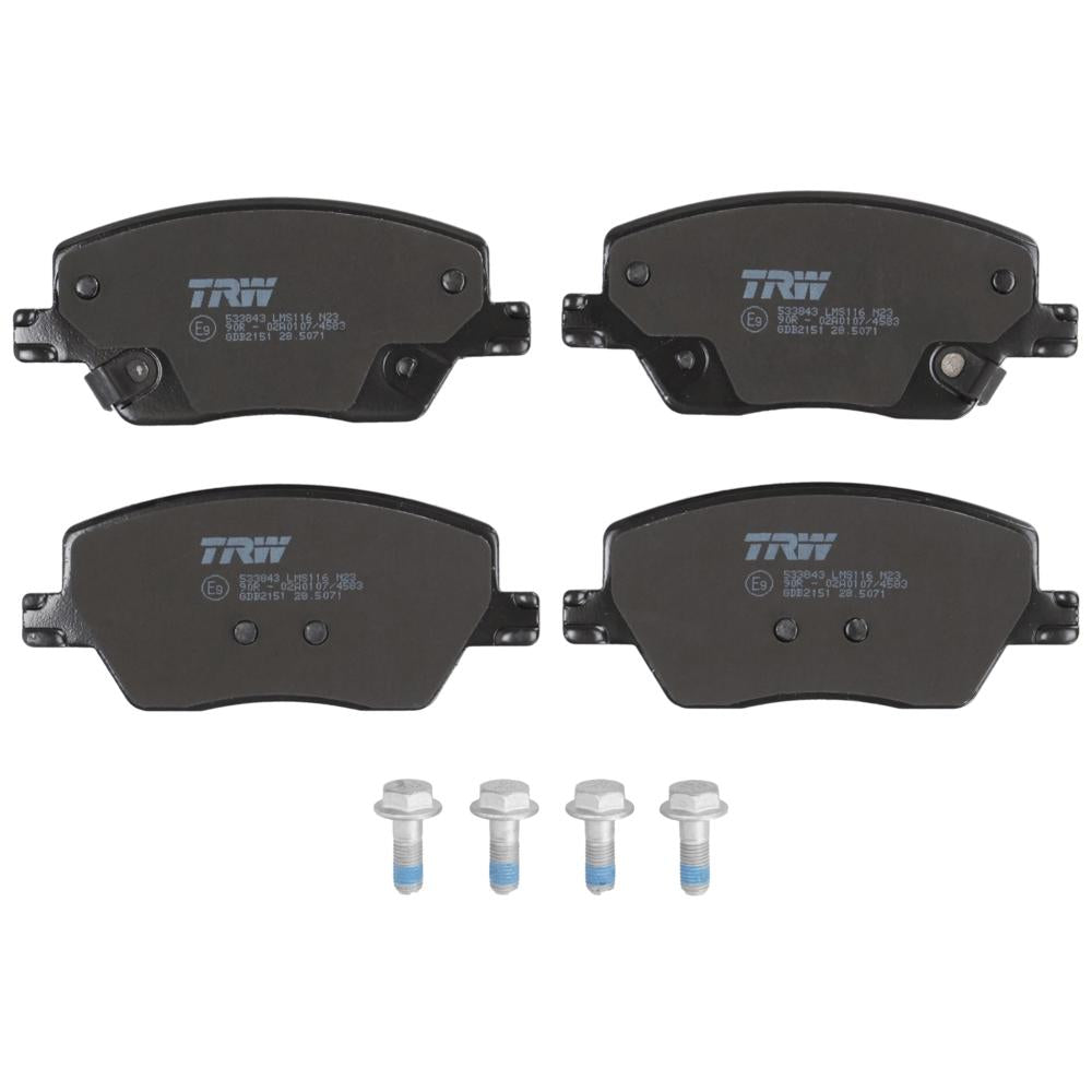 Set placute frana fata TRW GDB2151