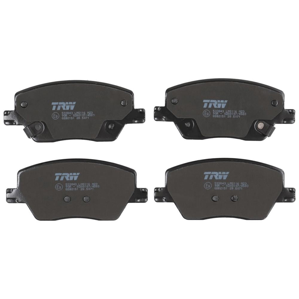 Set placute frana fata TRW GDB2151