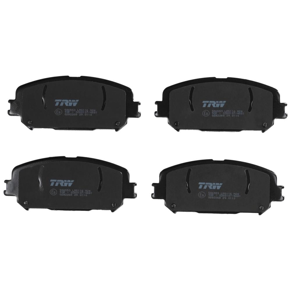 Set placute frana fata TRW GDB2268