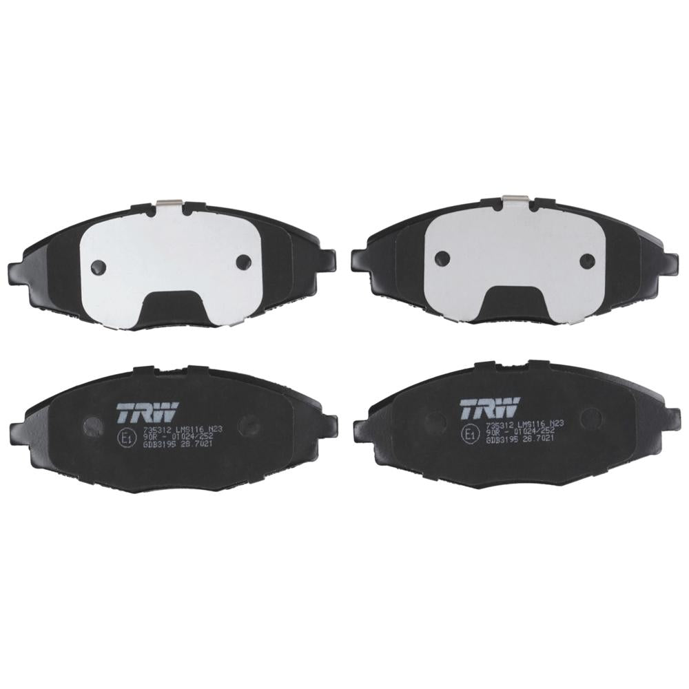Set placute frana fata TRW GDB3195