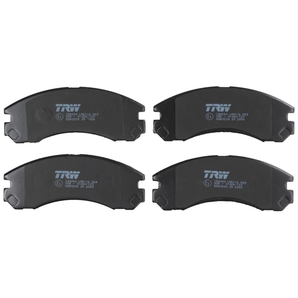 Set placute frana fata TRW GDB3200