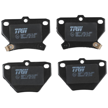 Set placute frana spate TRW GDB3243