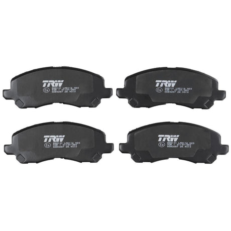 Set placute frana fata TRW GDB3287