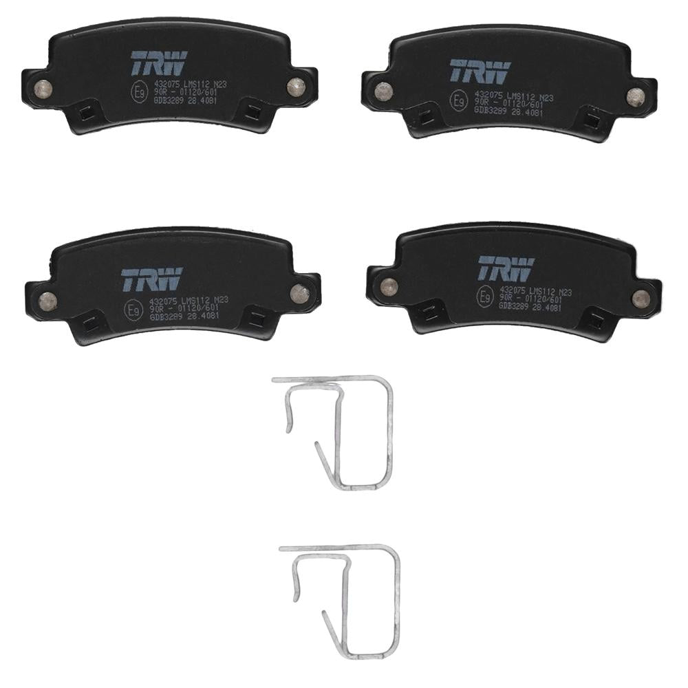 Set placute frana spate TRW GDB3289