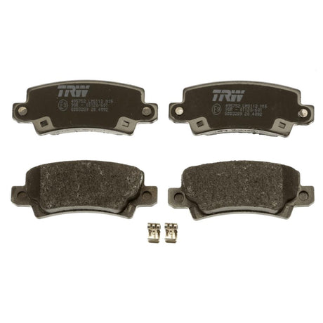 Set placute frana spate TRW GDB3289