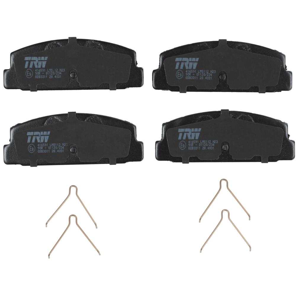 Set placute frana spate TRW GDB3311