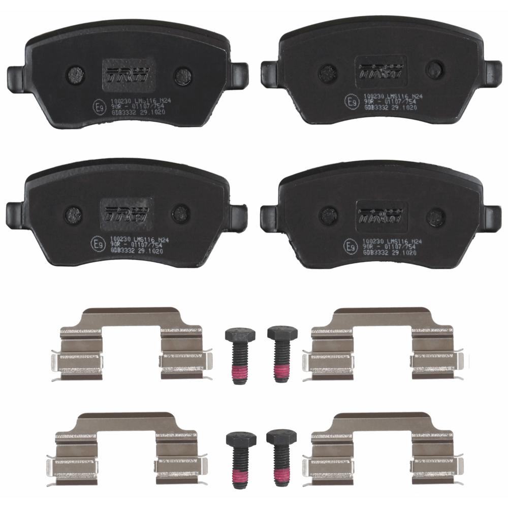 Set placute frana fata TRW GDB3332