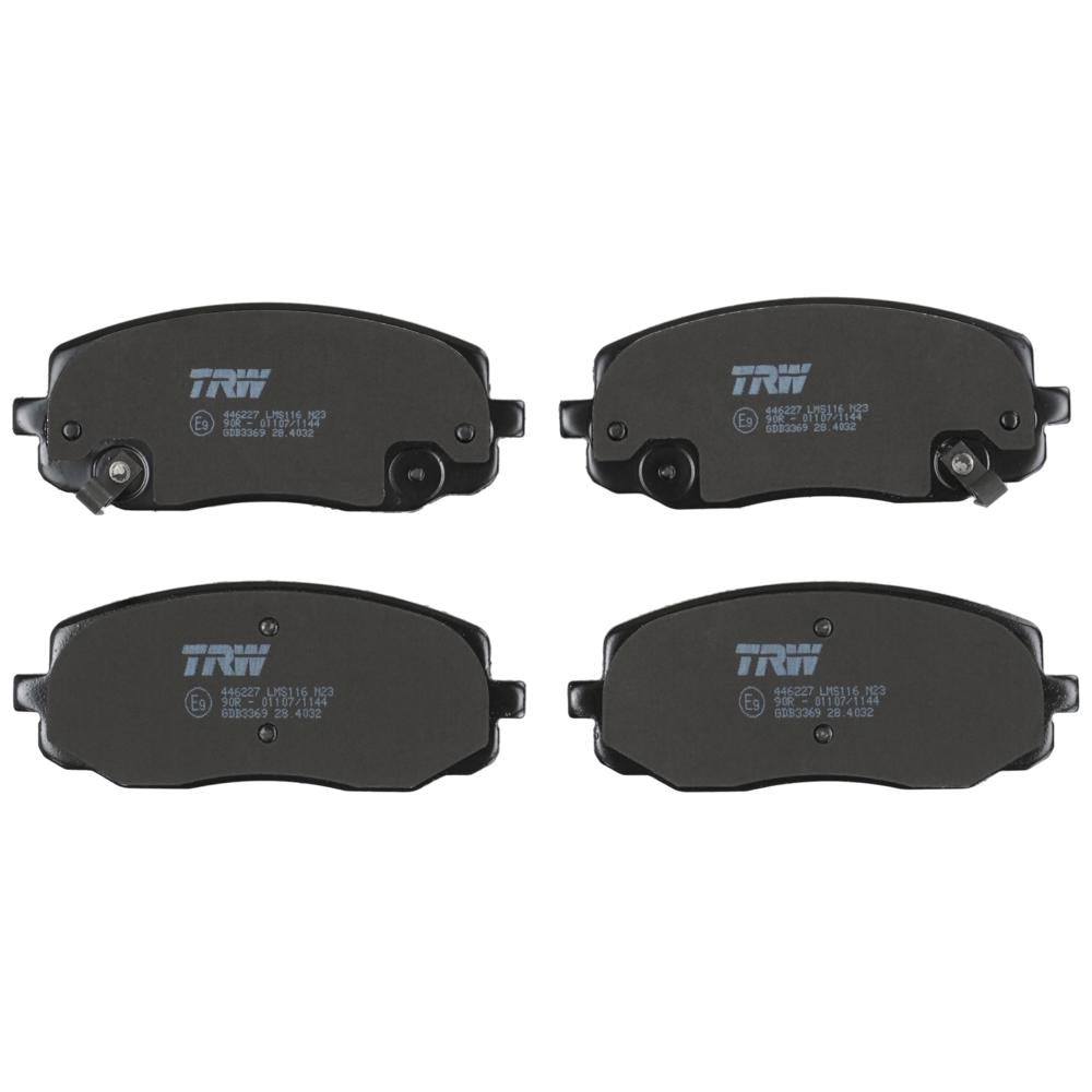 Set placute frana fata TRW GDB3369