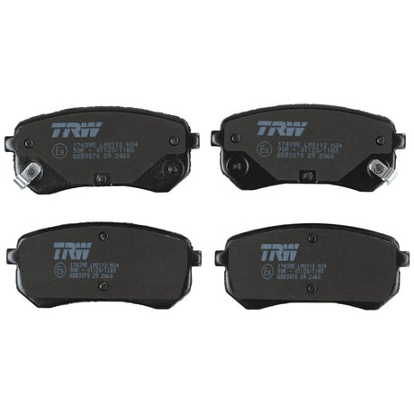 Set placute frana spate TRW GDB3370
