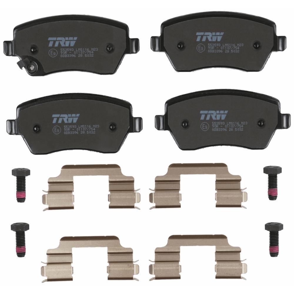 Set placute frana fata TRW GDB3396