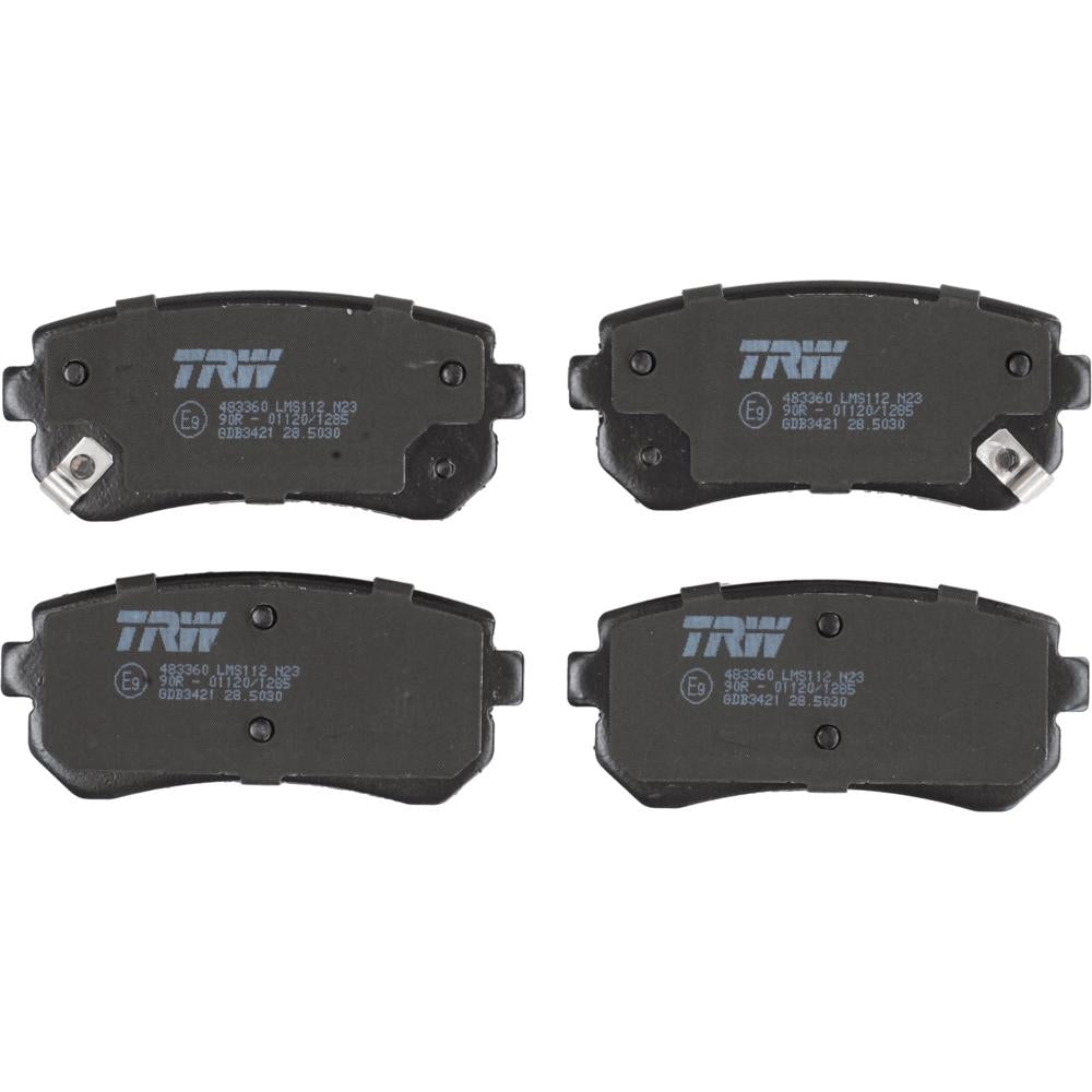 Set placute frana spate TRW GDB3421