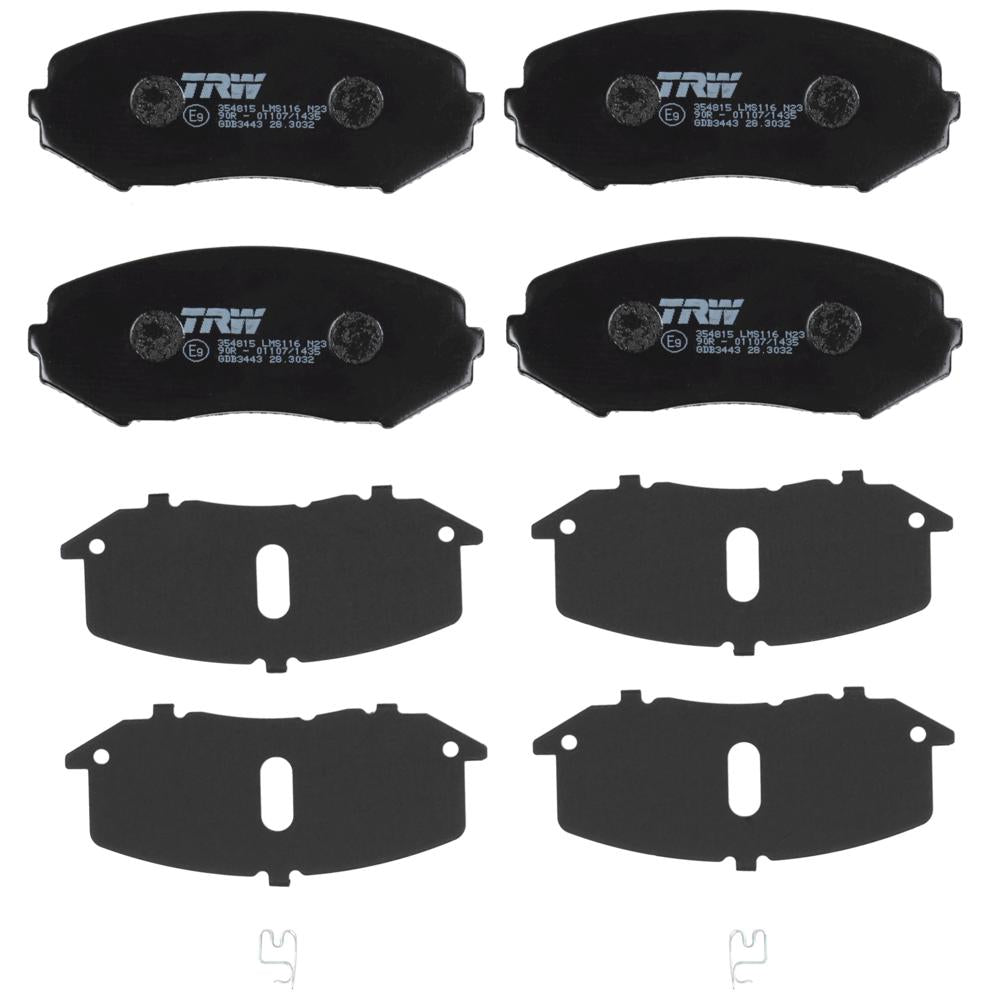 Set placute frana fata TRW GDB3443