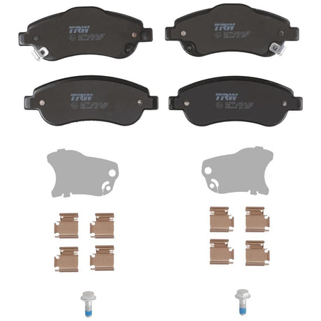 Set placute frana fata TRW GDB3445