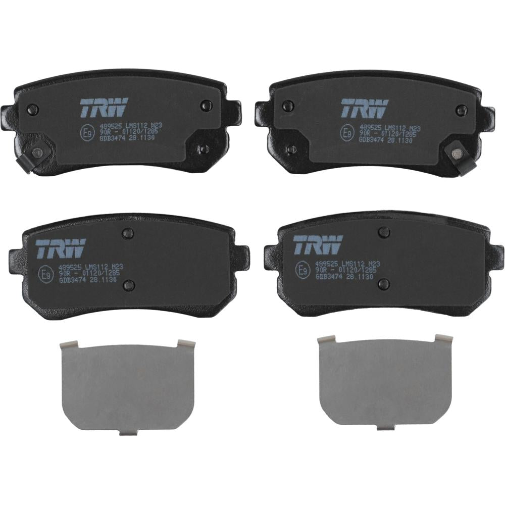 Set placute frana spate TRW GDB3474