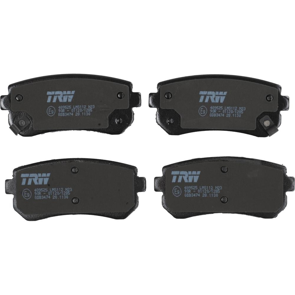 Set placute frana spate TRW GDB3474