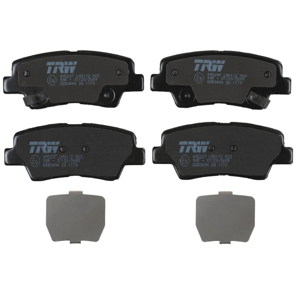 Set placute frana spate TRW GDB3494