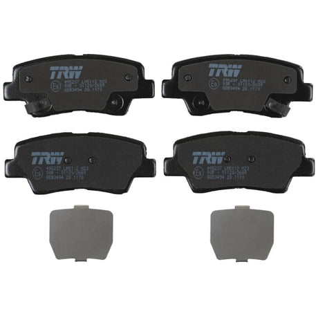 Set placute frana spate TRW GDB3494