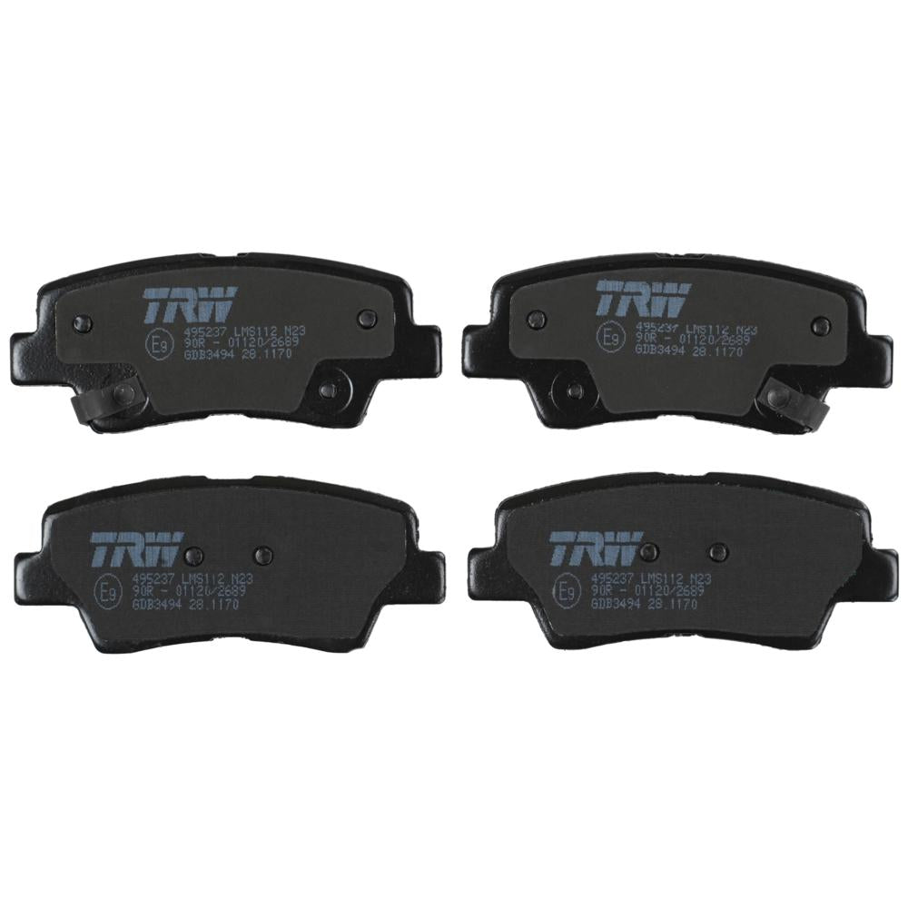 Set placute frana spate TRW GDB3494