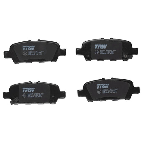 Set placute frana spate TRW GDB3508