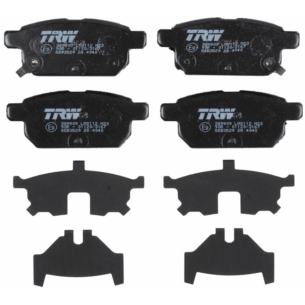 Set placute frana spate TRW GDB3529