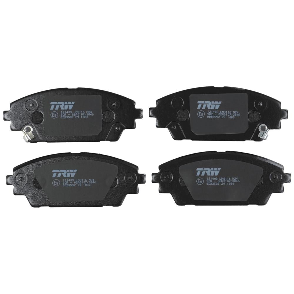 Set placute frana fata TRW GDB3592