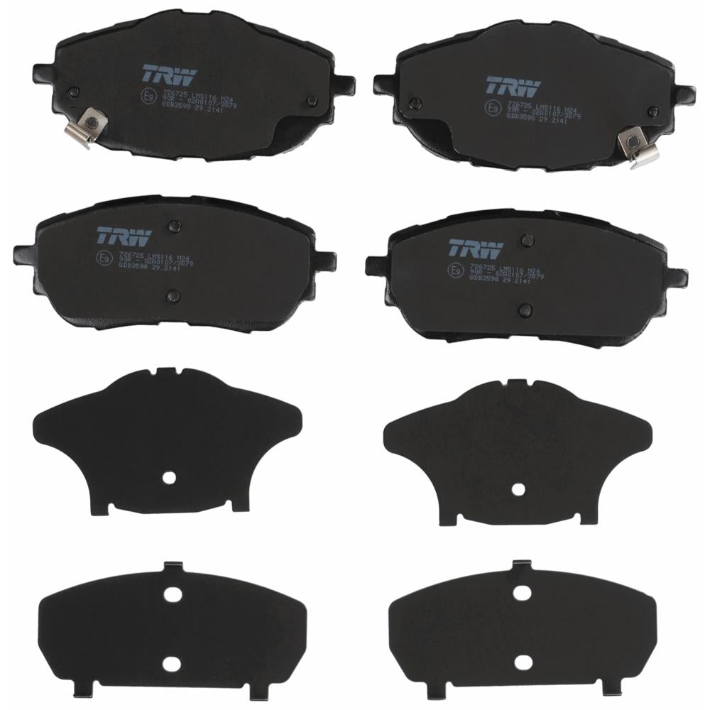 Set placute frana fata TRW GDB3598