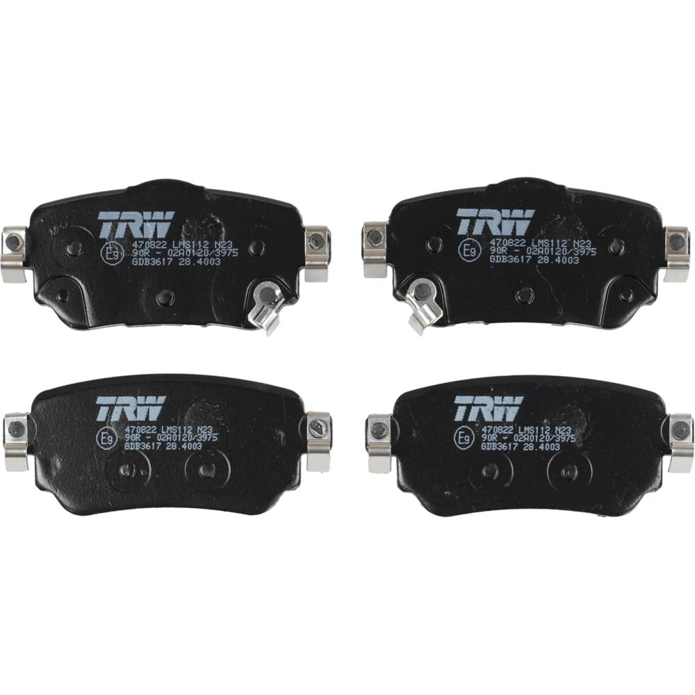 Set placute frana spate TRW GDB3617