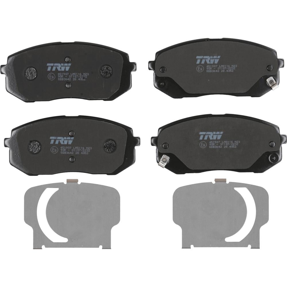 Set placute frana fata TRW GDB3642