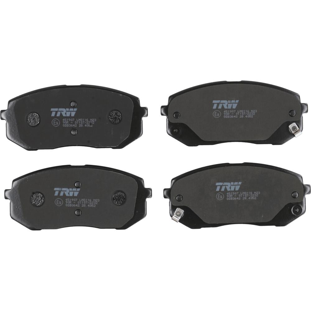 Set placute frana fata TRW GDB3642