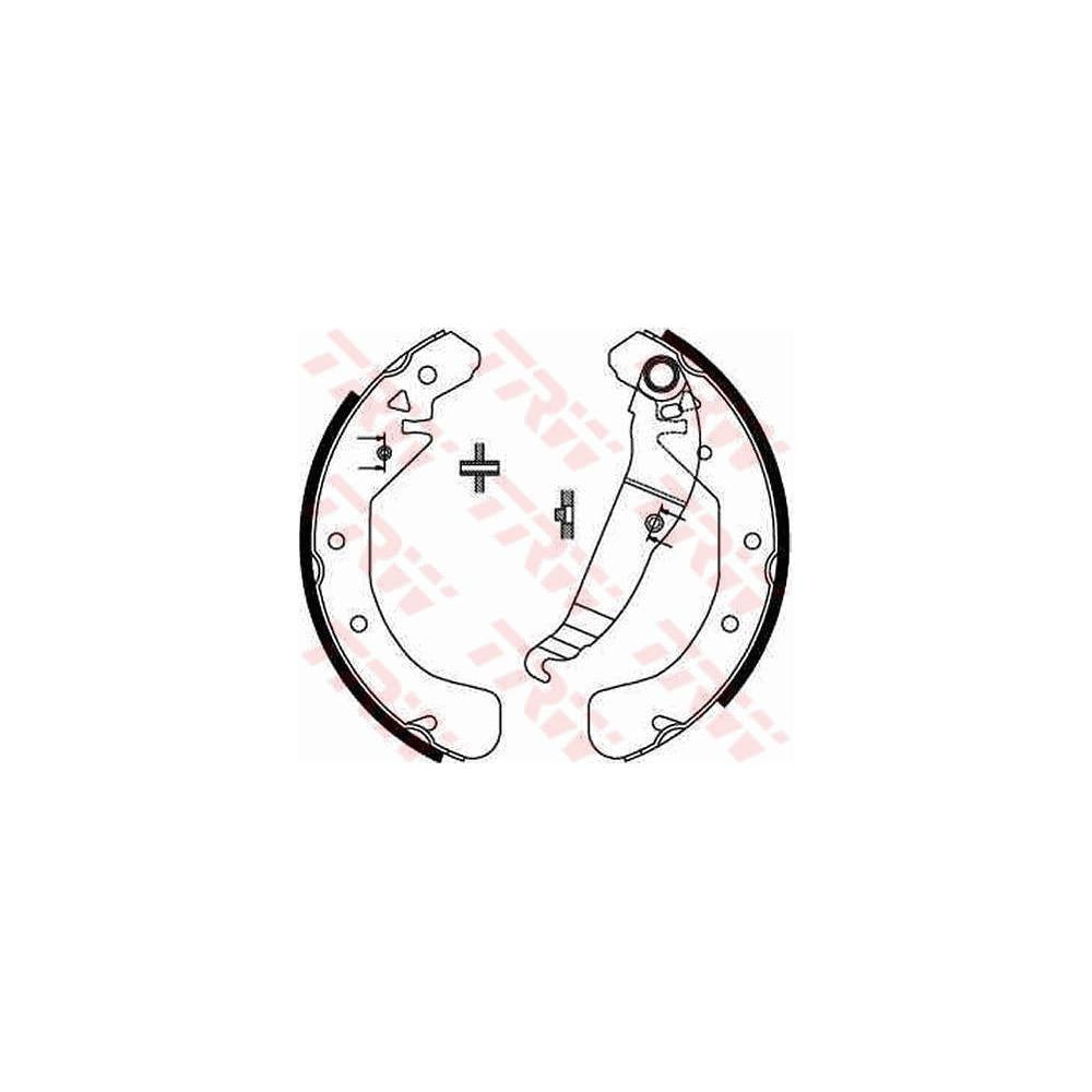 Set saboti frana TRW GS8637