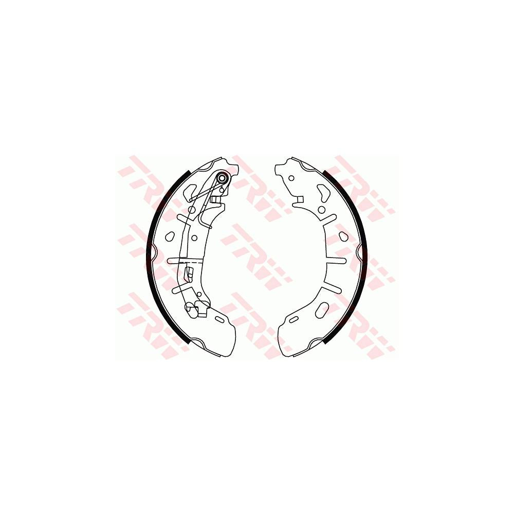 Set saboti frana mana TRW GS8799