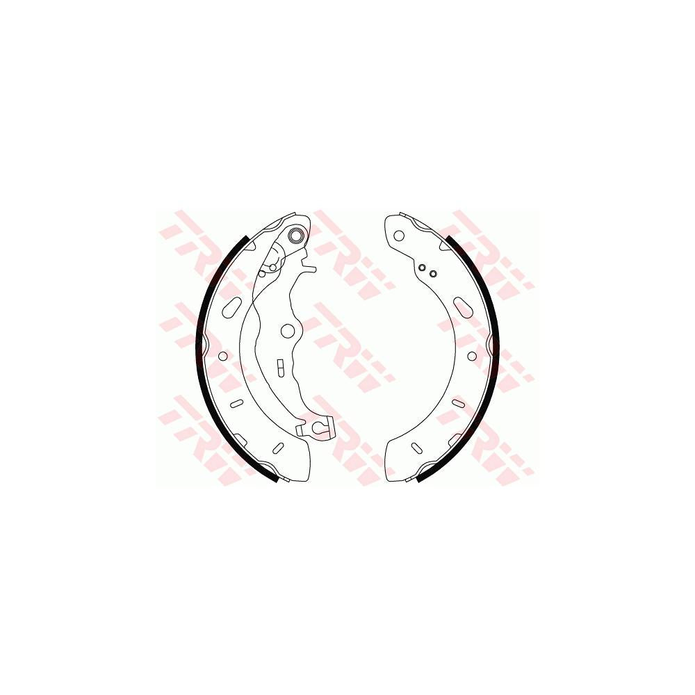Set saboti frana mana TRW GS8806