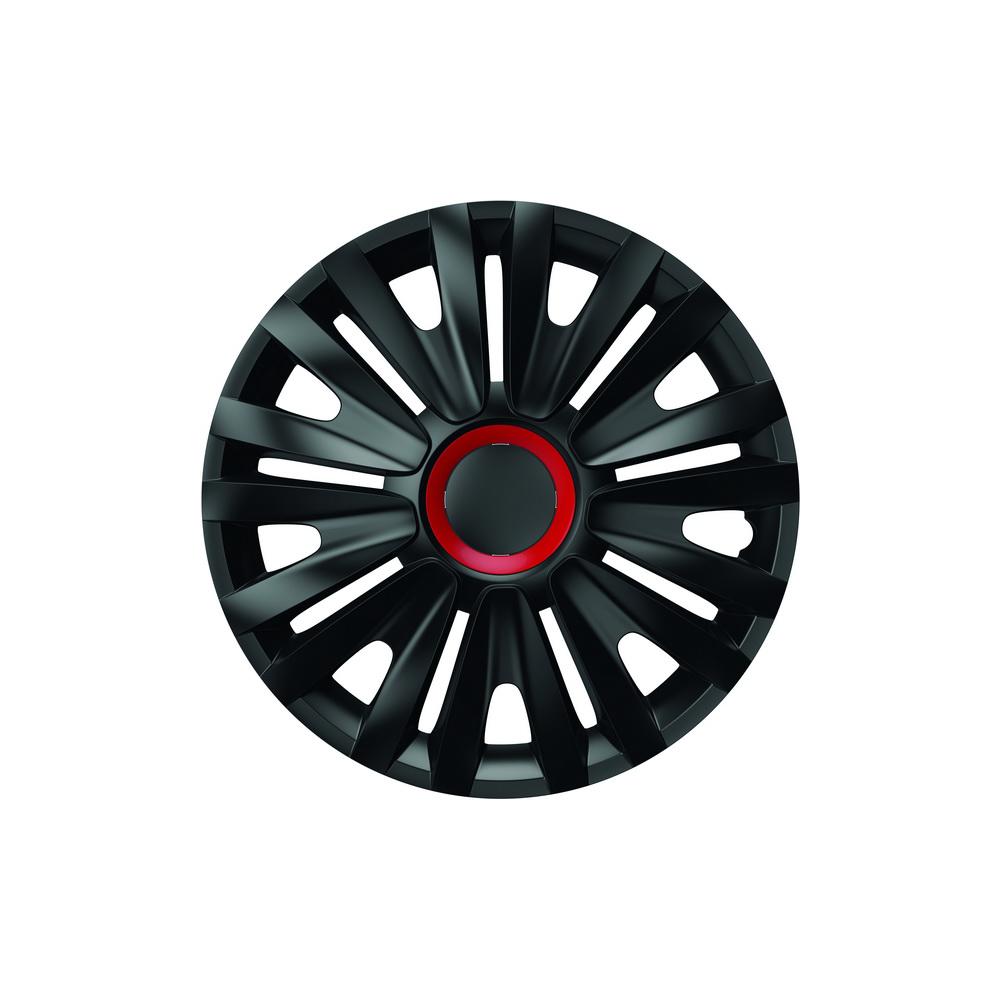 Set capace roti 16` negre cu inel rosu royal Mega Drive 78638