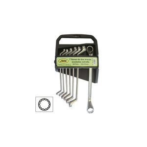 Set de 7 chei inelare cu cot Jbm 50562