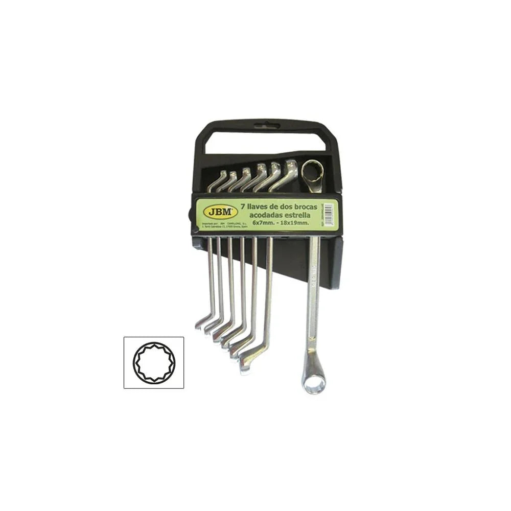 Set de 7 chei inelare cu cot Jbm 50562 – imagine 2