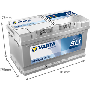 Acumulator Varta SLI Dynamic 80 Ah 580406074K262 – imagine 4