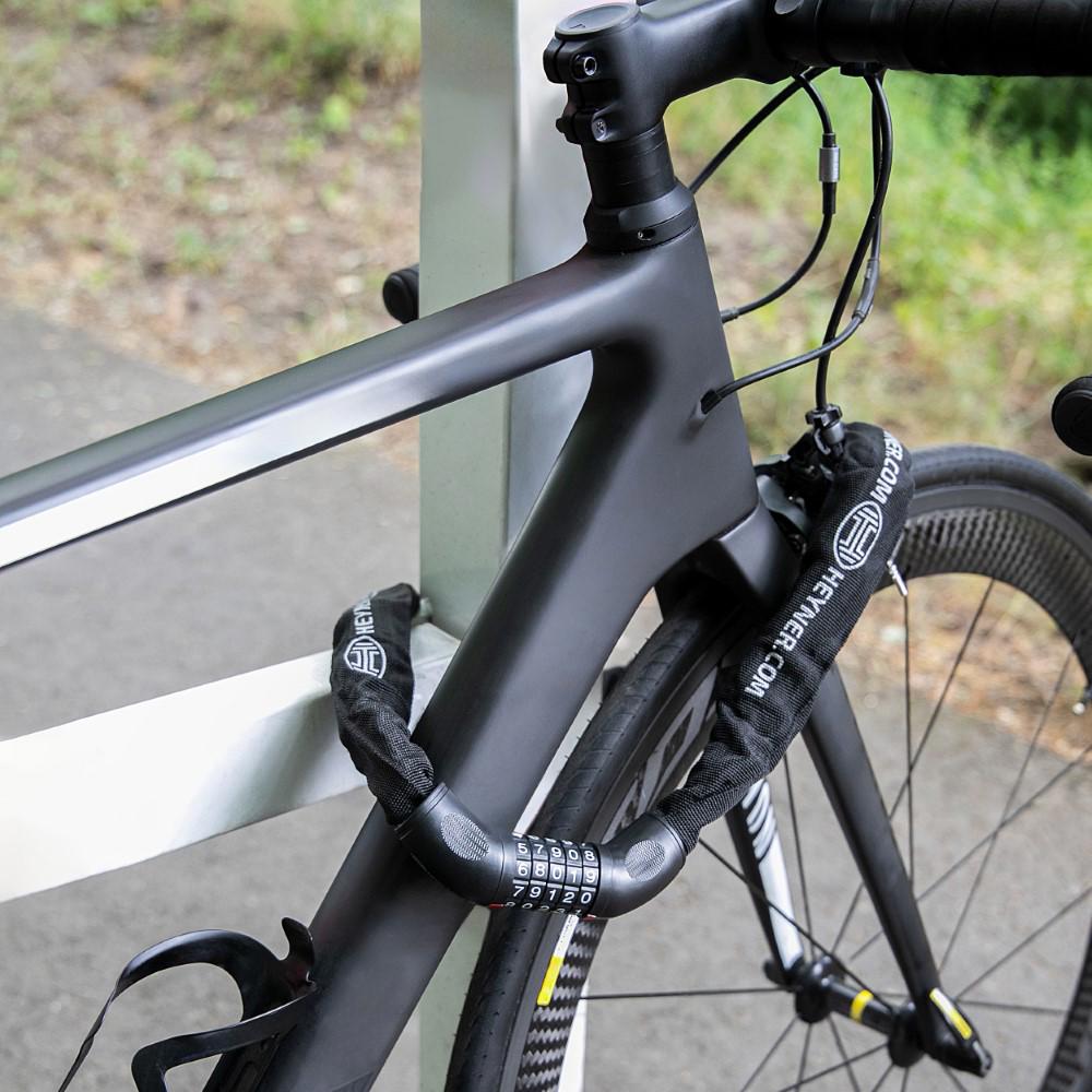 Antifurt pentru bicicleta 110 cm cu cifru Heyner 851110