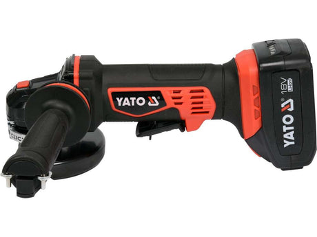 Polizor unghiular 125 mm 18v, cu 2 acumulatori Yato YT82828 – imagine 2